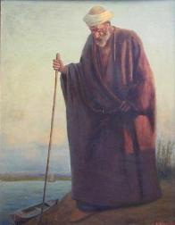 Sheikh Mousa or Moses (57.5 X 47.5 cm) 1954