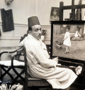 Charobim in his studio at Helwan - early 1930’s